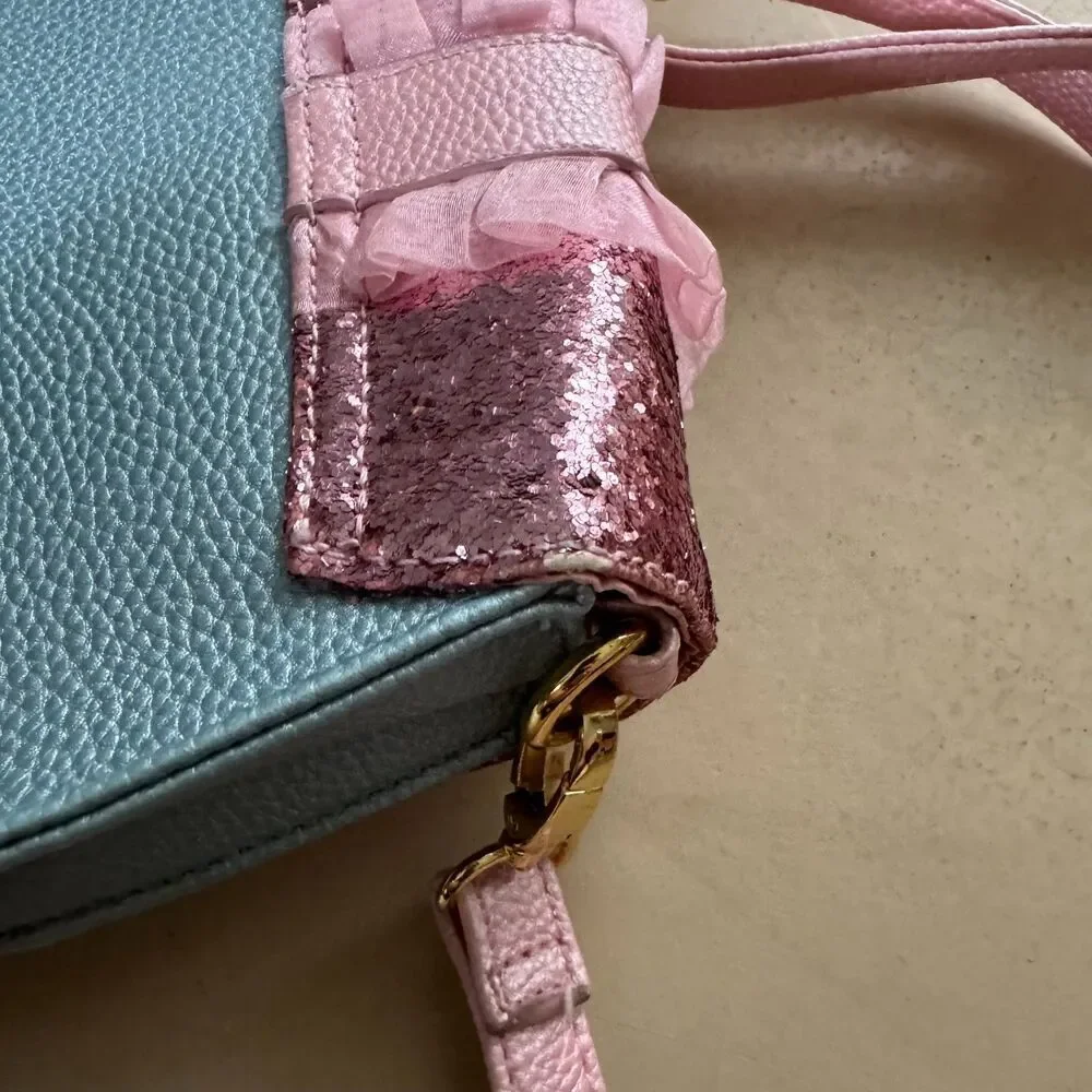 Disney Crossbody Bag Sleeping Beauty Sparkles Rhinestones Walt Disney World Kids
